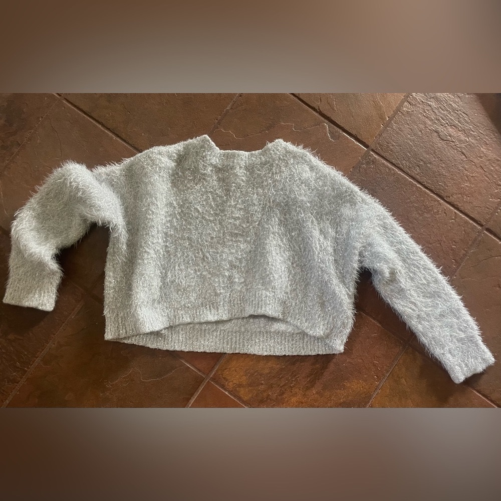 Urban outfitters cropped glitter sweater